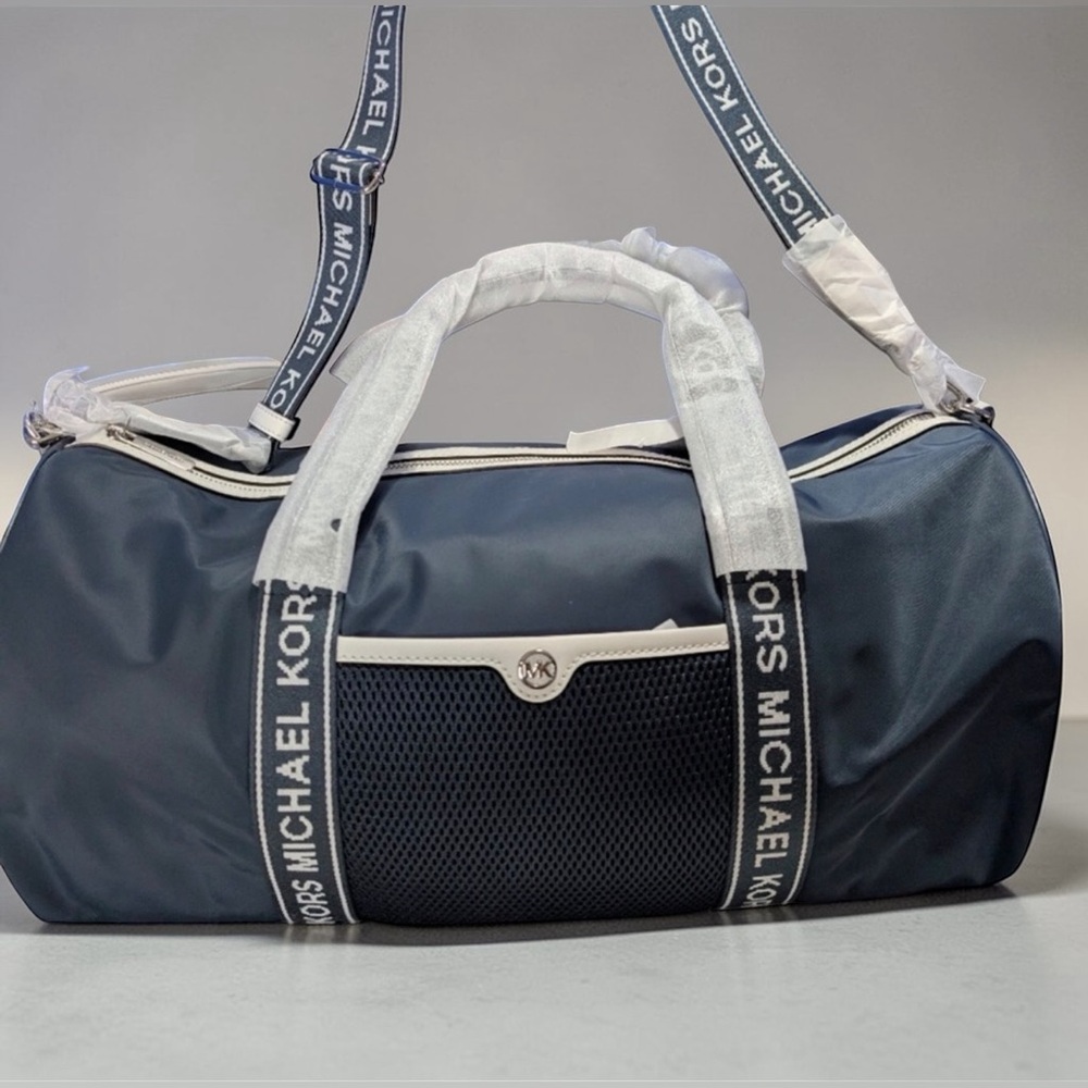 Michael Kors Retail $598, Navy and White Travel Bag, NWT